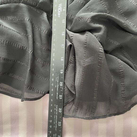 Lulus Satin Plisse Top Women S Witchy Fairy Grunge Whimsigoth Batwing Gothic - Picture 12 of 14